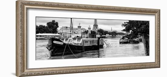 Paris sur Seine Collection - Boat Ride III-Philippe Hugonnard-Framed Photographic Print