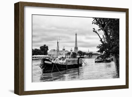 Paris sur Seine Collection - Boat Ride-Philippe Hugonnard-Framed Photographic Print