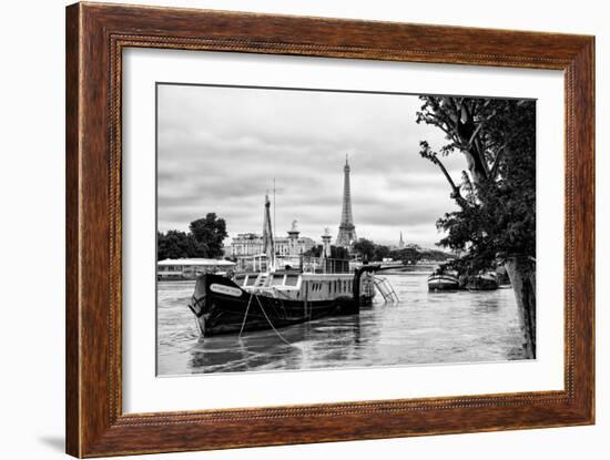 Paris sur Seine Collection - Boat Ride-Philippe Hugonnard-Framed Photographic Print