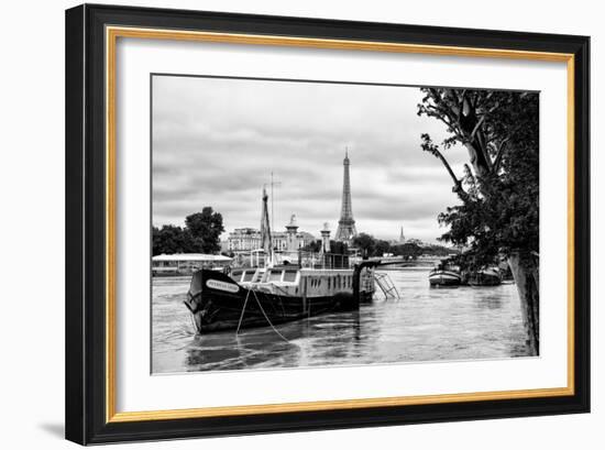 Paris sur Seine Collection - Boat Ride-Philippe Hugonnard-Framed Photographic Print
