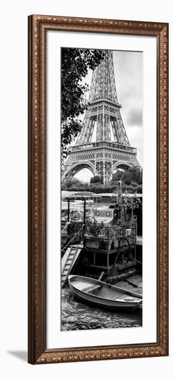 Paris sur Seine Collection - Eiffel Boat II-Philippe Hugonnard-Framed Photographic Print