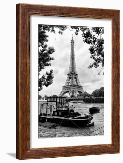 Paris sur Seine Collection - Eiffel Boat VI-Philippe Hugonnard-Framed Photographic Print