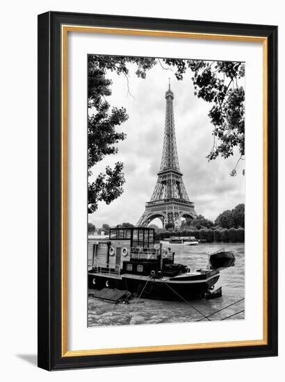 Paris sur Seine Collection - Eiffel Boat VI-Philippe Hugonnard-Framed Photographic Print