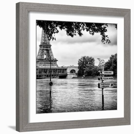 Paris sur Seine Collection - Eiffel Bridge IV-Philippe Hugonnard-Framed Photographic Print