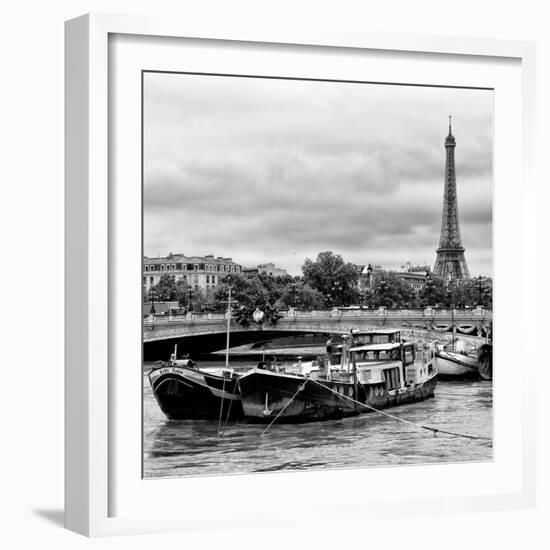 Paris sur Seine Collection - Instant in Paris III-Philippe Hugonnard-Framed Photographic Print