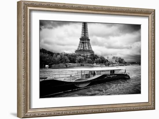 Paris sur Seine Collection - Josephine Cruise III-Philippe Hugonnard-Framed Photographic Print