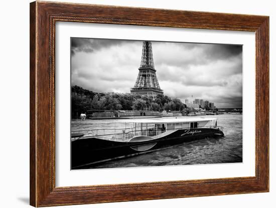 Paris sur Seine Collection - Josephine Cruise III-Philippe Hugonnard-Framed Photographic Print