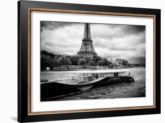 Paris sur Seine Collection - Josephine Cruise III-Philippe Hugonnard-Framed Photographic Print