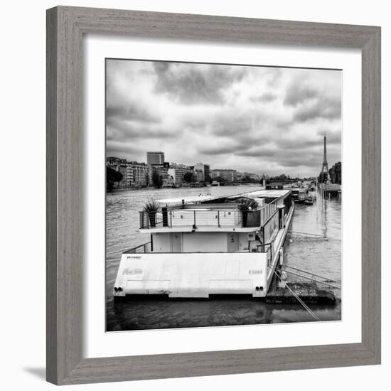 Paris sur Seine Collection - Morning on the Seine IV-Philippe Hugonnard-Framed Photographic Print