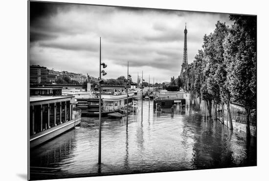 Paris sur Seine Collection - Morning on the Seine-Philippe Hugonnard-Mounted Photographic Print