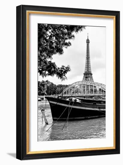 Paris sur Seine Collection - Paris Bridge-Philippe Hugonnard-Framed Photographic Print