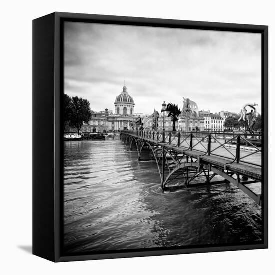 Paris sur Seine Collection - Pont des Arts III-Philippe Hugonnard-Framed Premier Image Canvas