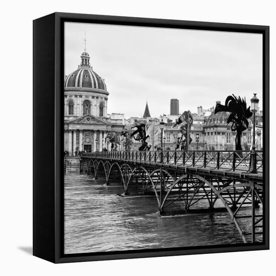 Paris sur Seine Collection - Pont des Arts V-Philippe Hugonnard-Framed Premier Image Canvas