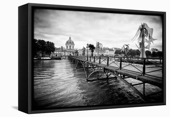 Paris sur Seine Collection - Pont des Arts-Philippe Hugonnard-Framed Premier Image Canvas