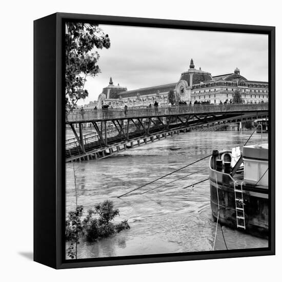 Paris sur Seine Collection - Solferino Bridge and the Musee d'Orsay III-Philippe Hugonnard-Framed Premier Image Canvas