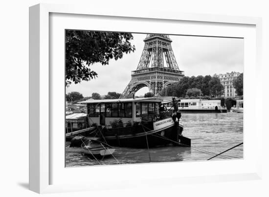 Paris sur Seine Collection - The Eiffel Tower and the Quays VI-Philippe Hugonnard-Framed Photographic Print
