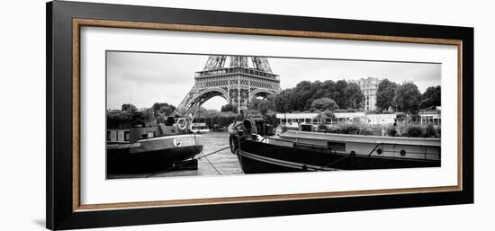 Paris sur Seine Collection - The Eiffel Tower and the Quays XVII-Philippe Hugonnard-Framed Photographic Print