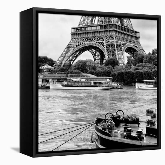 Paris sur Seine Collection - Vedettes de Paris II-Philippe Hugonnard-Framed Premier Image Canvas