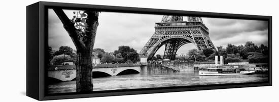 Paris sur Seine Collection - Vedettes de Paris IX-Philippe Hugonnard-Framed Premier Image Canvas