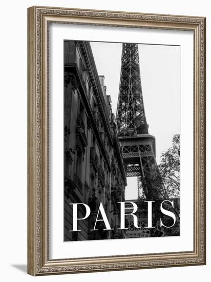 Paris Text 1-Pictufy Studio III-Framed Giclee Print