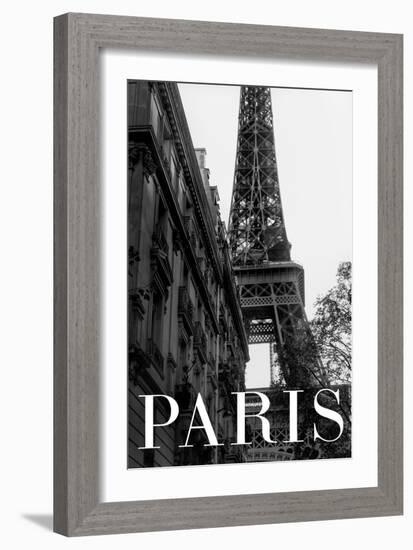 Paris Text 1-Pictufy Studio III-Framed Giclee Print