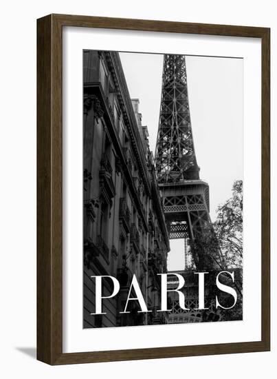 Paris Text 1-Pictufy Studio III-Framed Giclee Print