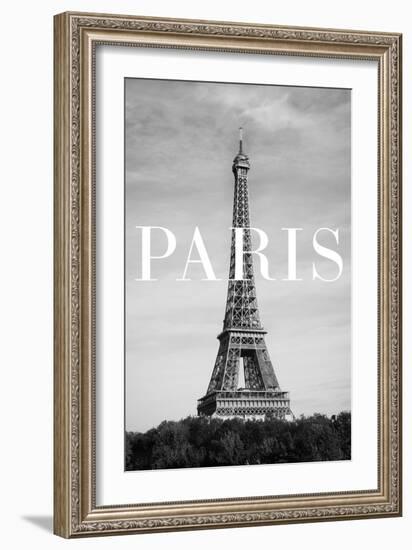 Paris Text 2-Pictufy Studio III-Framed Giclee Print