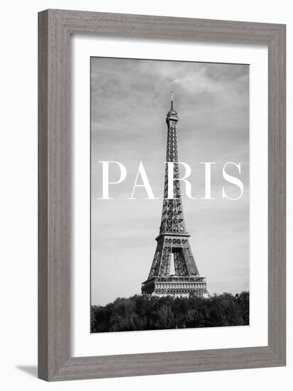 Paris Text 2-Pictufy Studio III-Framed Giclee Print