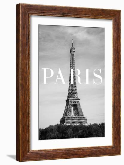 Paris Text 2-Pictufy Studio III-Framed Giclee Print