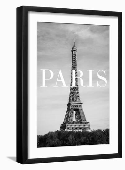 Paris Text 2-Pictufy Studio III-Framed Giclee Print