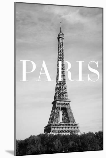 Paris Text 2-Pictufy Studio III-Mounted Giclee Print