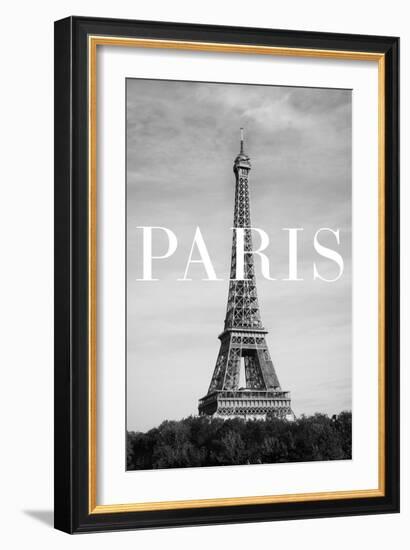 Paris Text 2-Pictufy Studio III-Framed Giclee Print