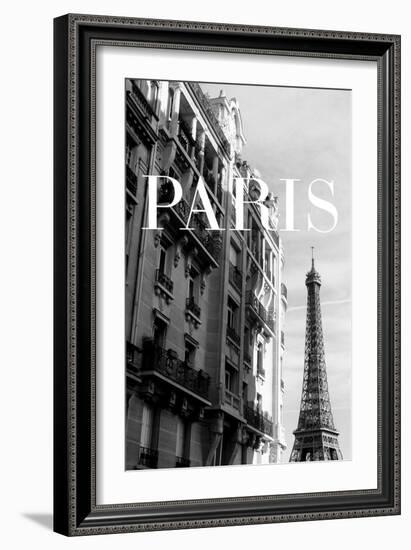 Paris Text 3-Pictufy Studio III-Framed Giclee Print