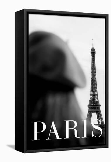 Paris Text 4-Pictufy Studio III-Framed Premier Image Canvas
