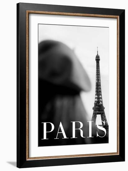 Paris Text 4-Pictufy Studio III-Framed Giclee Print