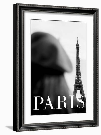 Paris Text 4-Pictufy Studio III-Framed Giclee Print