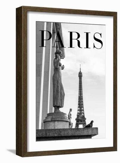 Paris Text 5-Pictufy Studio III-Framed Giclee Print