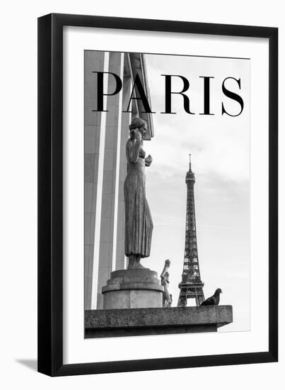 Paris Text 5-Pictufy Studio III-Framed Giclee Print