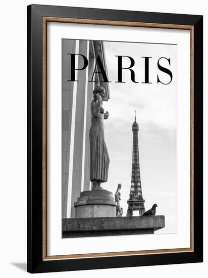 Paris Text 5-Pictufy Studio III-Framed Giclee Print