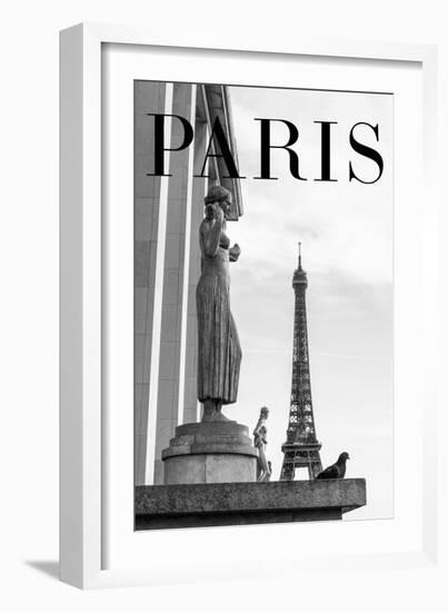 Paris Text 5-Pictufy Studio III-Framed Giclee Print