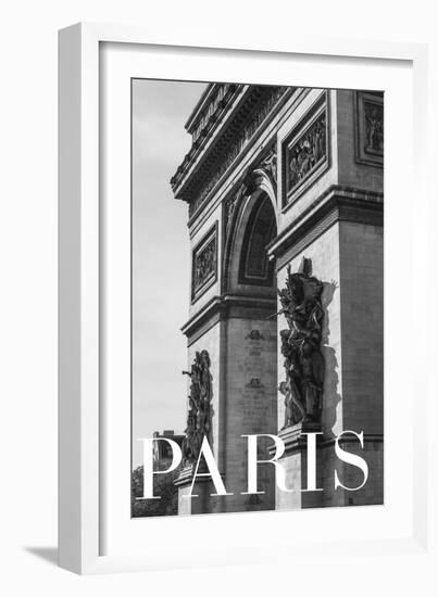 Paris Text 6-Pictufy Studio III-Framed Giclee Print