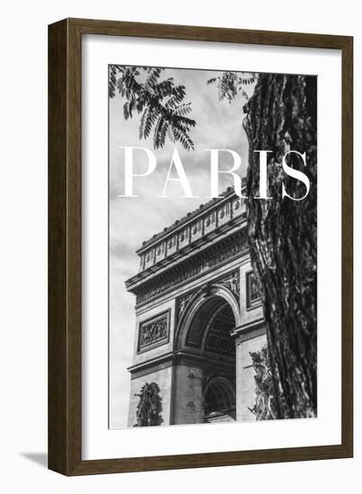 Paris Text 7-Pictufy Studio III-Framed Giclee Print