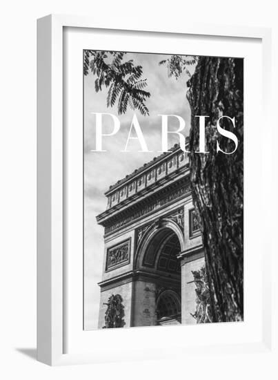 Paris Text 7-Pictufy Studio III-Framed Giclee Print