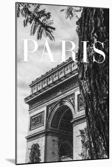 Paris Text 7-Pictufy Studio III-Mounted Giclee Print