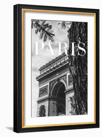 Paris Text 7-Pictufy Studio III-Framed Giclee Print