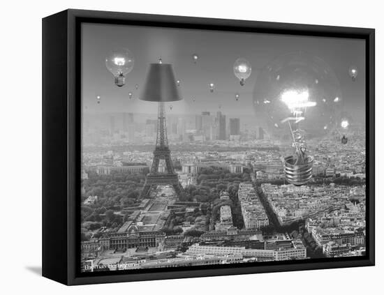 Paris the City of Lights-Thomas Barbey-Framed Premier Image Canvas