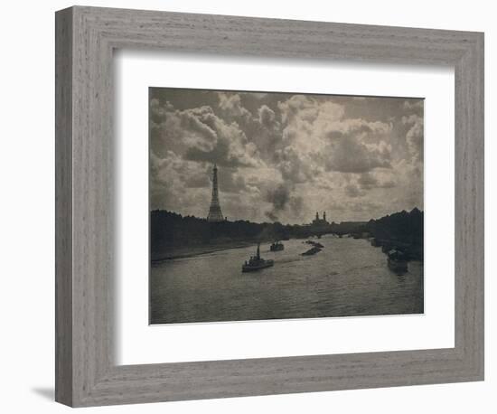 Paris: the Seine, 1896 (Gelatin Silver Print)-Alfred Stieglitz-Framed Giclee Print
