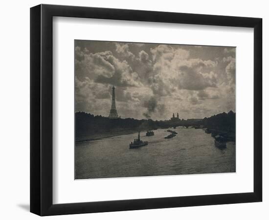 Paris: the Seine, 1896 (Gelatin Silver Print)-Alfred Stieglitz-Framed Giclee Print