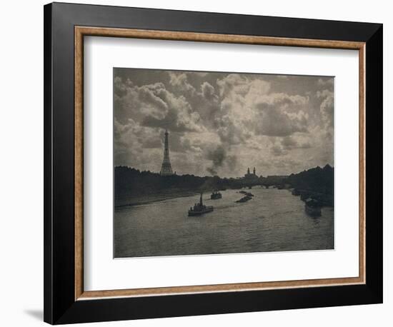 Paris: the Seine, 1896 (Gelatin Silver Print)-Alfred Stieglitz-Framed Giclee Print