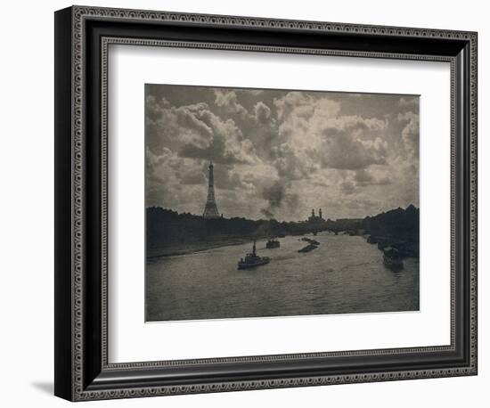 Paris: the Seine, 1896 (Gelatin Silver Print)-Alfred Stieglitz-Framed Giclee Print